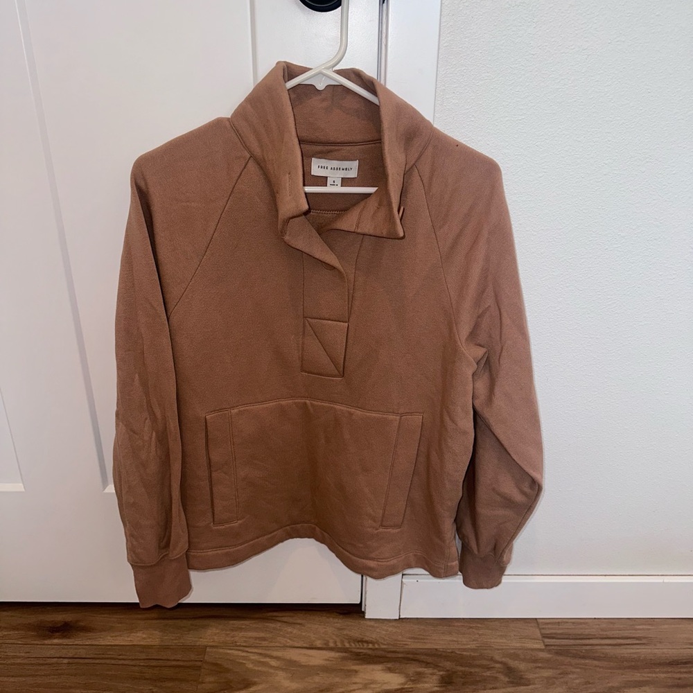Free Assembly Taupe Trench Coat
